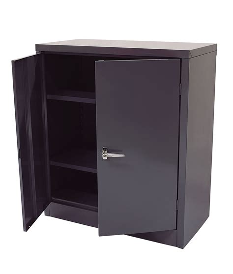 steel storage cabinet with doors|small metal cabinet with shelves.